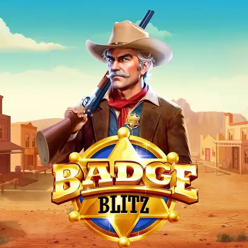 Badge Blitz by Pragmatic Play, showcased at tombrichesonline.com – game logo