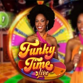 Live Casino logo of Funky Time from Evolution at Tombriches Casino