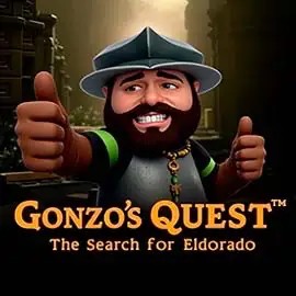 Gonzo's Quest slot logo by NetEnt at Tombriches CasinoGonzo's Quest