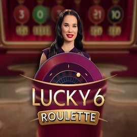 Official Live Casino logo: Lucky 6 Roulette by Pragmatic Play at Tombriches Casino