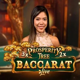 Prosperity Tree Baccarat logo – Live Casino by Evolution at Tombriches Casino