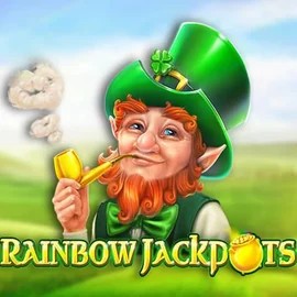 Try Rainbow Jackpots slot by Red Tiger Gaming on tombrichesonline.com – logo image