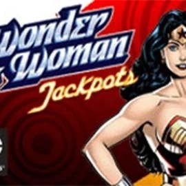Wonder Woman Jackpots logo by Amaya at Tombriches Casino