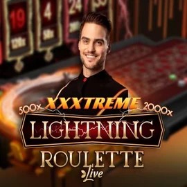 XXXtreme Lightning Roulette slot visual from Evolution available on tombrichesonline.com